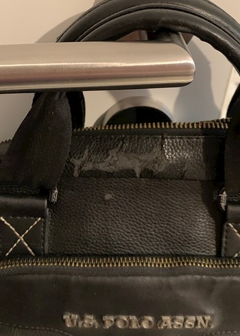 U.S. Polo Assn. Siyah Erkek Omuz Çantası - Görsel 2