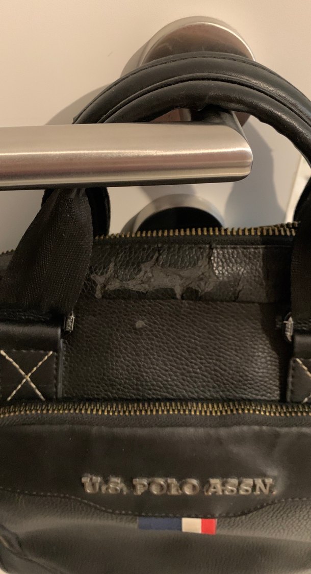 U.S. Polo Assn. Siyah Erkek Omuz Çantası - Görsel 2