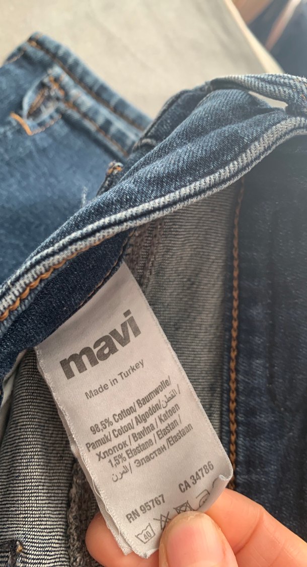 Mavi jeans pantolon - Görsel 4