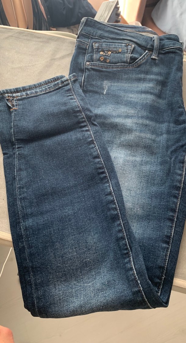 Mavi jeans pantolon - Görsel 2