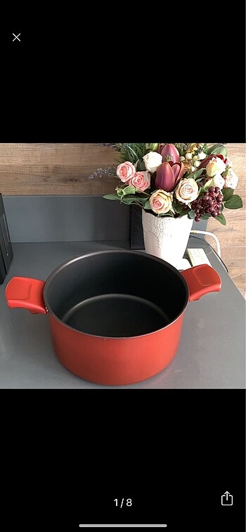 Tefal 24 cm derin tencere