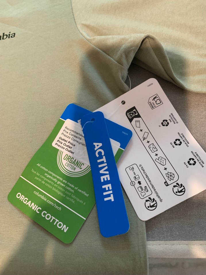 Columbia Erkek Bej  organik Pamuklu Baskılı Tişört - Görsel 5