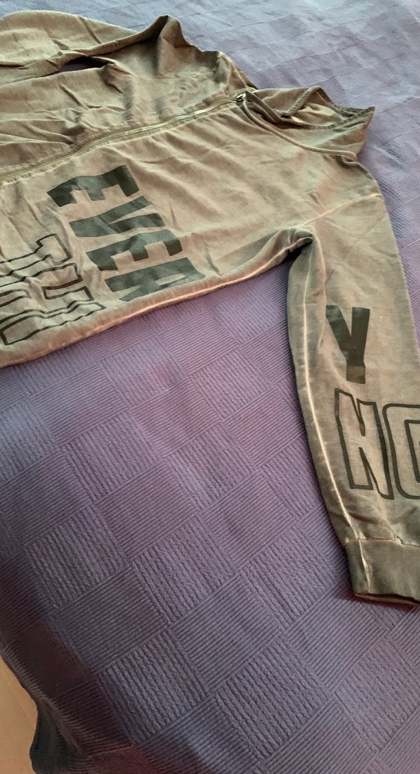 Gri Erkek Çocuk Fermuarlı Sweatshirt - Görsel 2