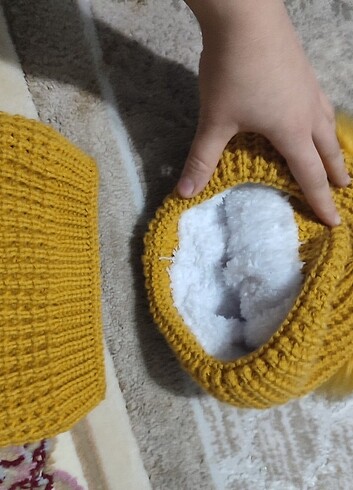 Diğer Atkı bere takımı. İçi polarlı