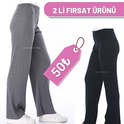 2?li Fitilli Pantolon