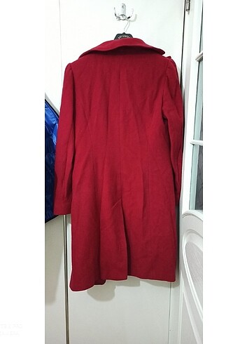 l Beden kırmızı Renk Mark Spencer marka kaban