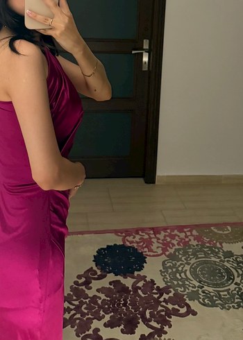Diğer Drapeli Uzun Elbise