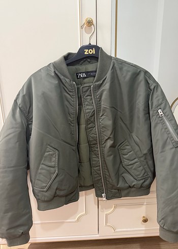 Zara Haki Bomber Ceket