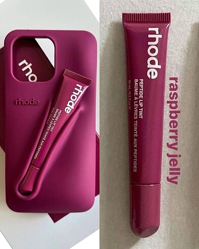 Rhode kılıf ve lip tint gloss set