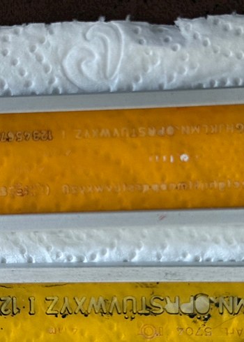 Beden Rotring Marka Teknik Yazı Şablonu 2li