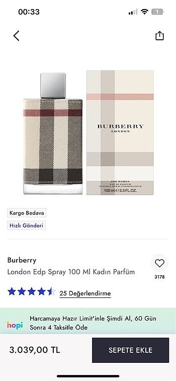 Burberry london kadın edp - Görsel 6