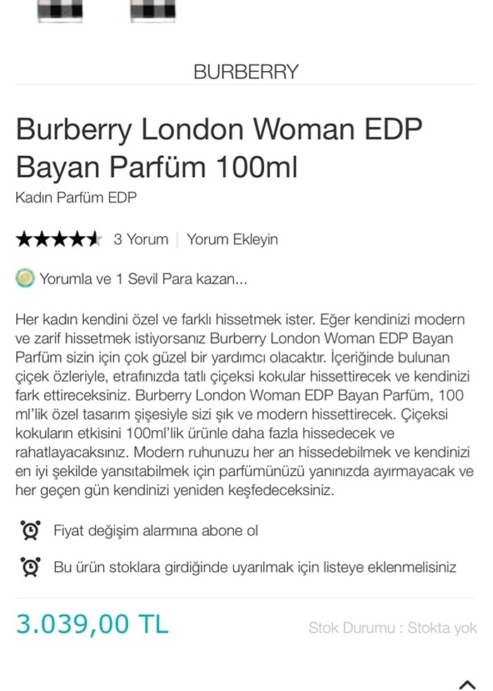 Burberry london kadın edp - Görsel 5