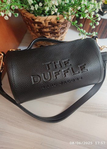 Siyah Deri Tokalı Kadın Çanta - Görsel 6