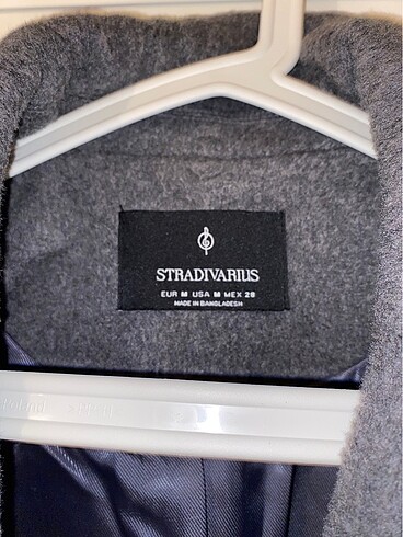 Stradivarius stradivarius gri midi boy palto
