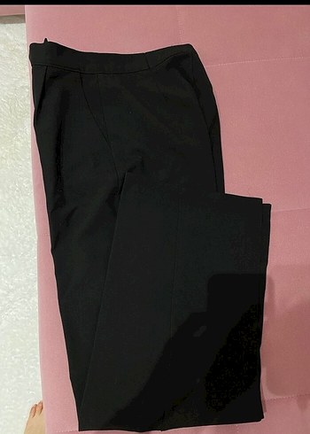 Pull and Bear pull & bear siyah kumaş pantolon