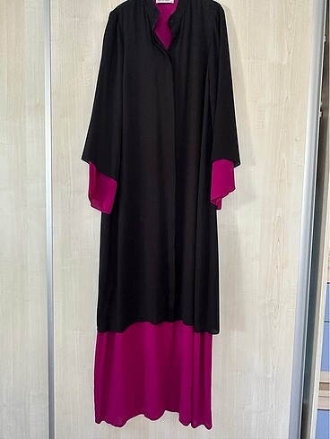 38 Beden siyah Renk Minel Aşk pardesü-kap-abaya