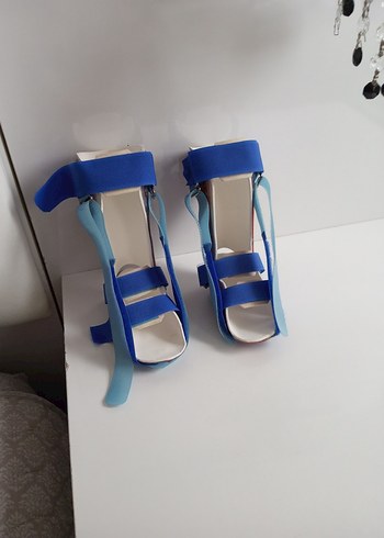 24 Beden mavi Renk afo ortopedik ayakkabı