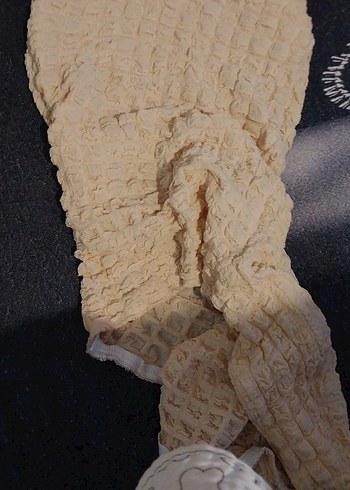 Bej bürümcük sandalye kılıfı - Görsel 2