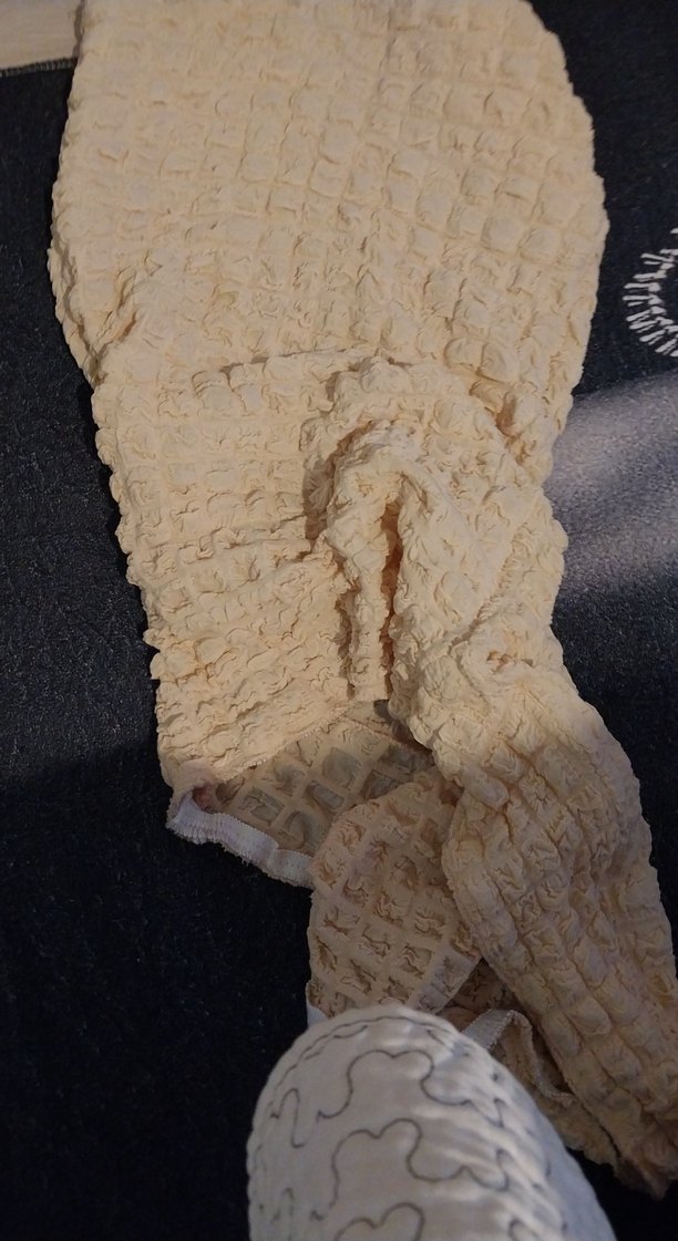 Bej bürümcük sandalye kılıfı - Görsel 2