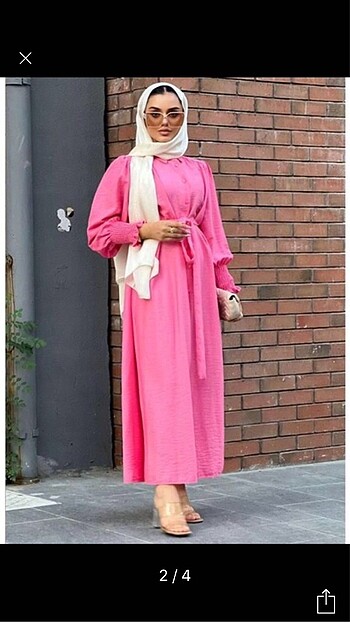 3 adet tesettür elbise - Görsel 5