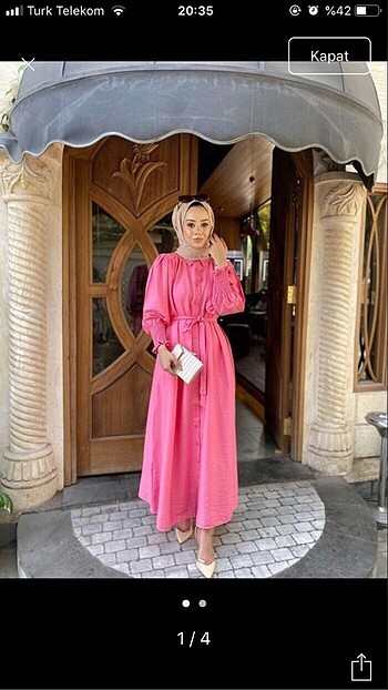 3 adet tesettür elbise - Görsel 6