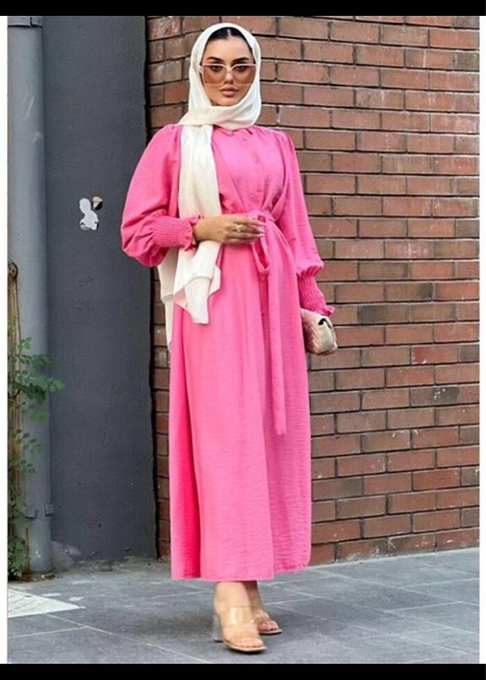 3 adet tesettür elbise - Görsel 5