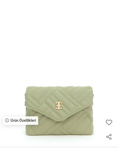 Beden Pierre cardin kadın çanta nil yeşil
