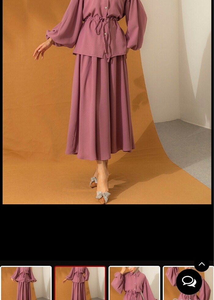 Belden bağlamalı etekli takım - Görsel 2