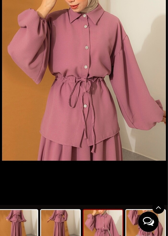 Belden bağlamalı etekli takım - Görsel 3