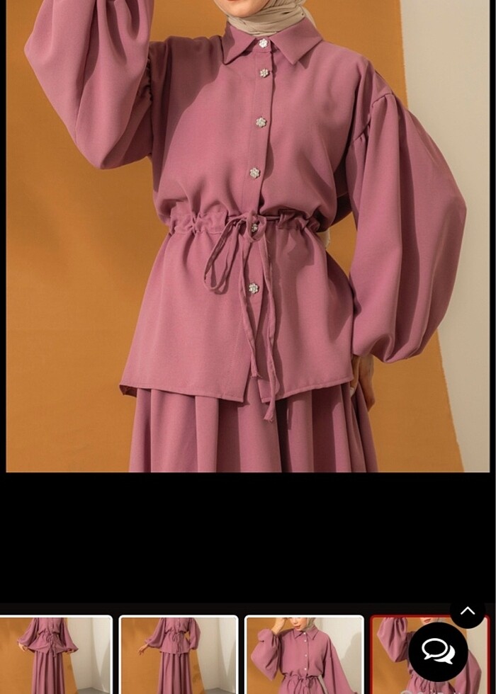 Belden bağlamalı etekli takım - Görsel 4