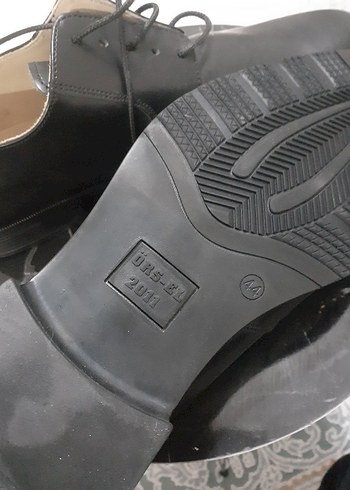 Erkek Siyah Parlak Klasik Bağcıklı Ayakkabı - Görsel 3