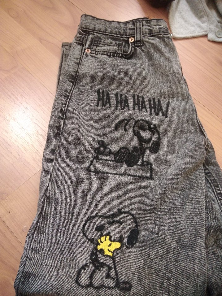 Düğmeli Gri Kolsuz Denim Ceket - Görsel 2