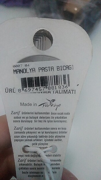 Acer Zarif 9 adet meyve bıçağı 