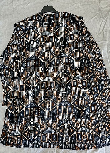 xl Beden çeşitli Renk Renkli Motifli Tunik