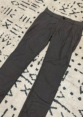 42 Beden gri Renk Gri Regular Fit Erkek Pantolon