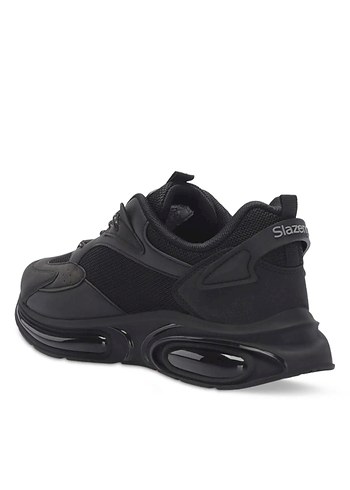 Siyah Bağcıklı Erkek Spor Ayakkabısı - Görsel 7