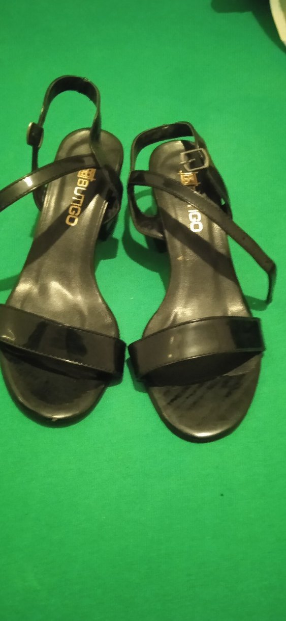 siyah yazlık rugan kadın ayakabısı - Görsel 3