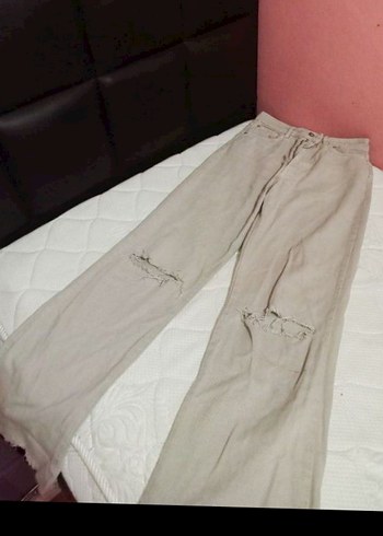 Defacto Bej Bol Kesim Midi Kot Pantolon