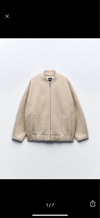 Zara buklet bomber ceket