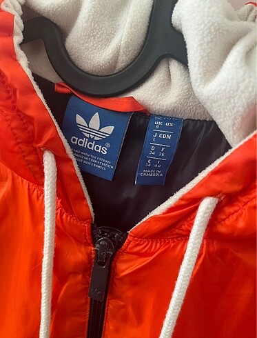 xs Beden turuncu Renk Adidas yağmurluk