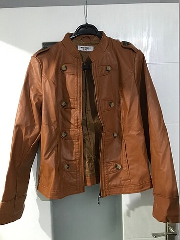 LC Waikiki Lcw 36 beden taba renk deri ceket hiç kullanılmamış sıfır