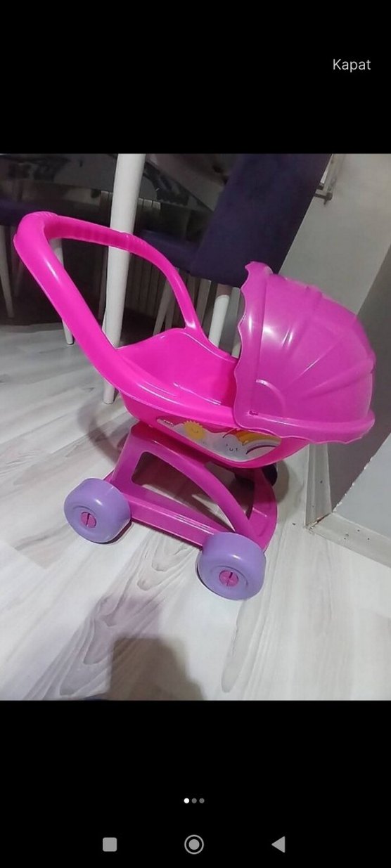 Pembe Renkli Oyuncak Araba - Görsel 2