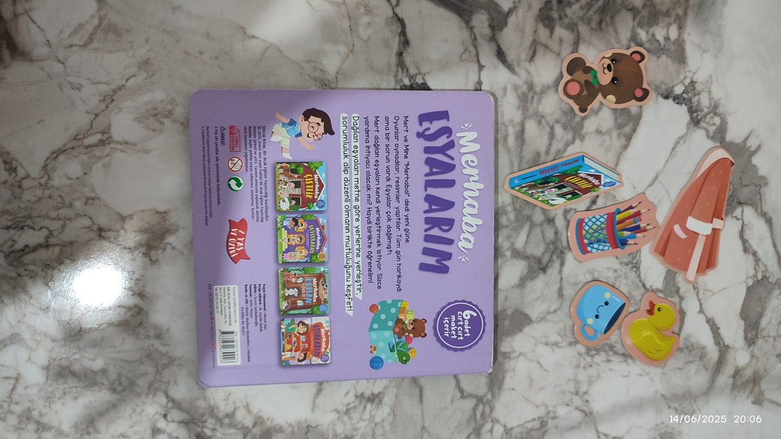 Merhaba Eşyalarım - Çıkartmalı Hikaye Kitabı - Görsel 2