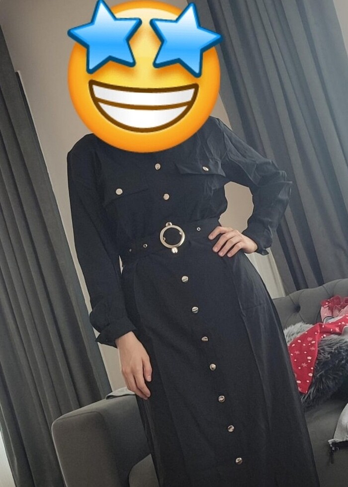 Gömlek elbise  - Görsel 2