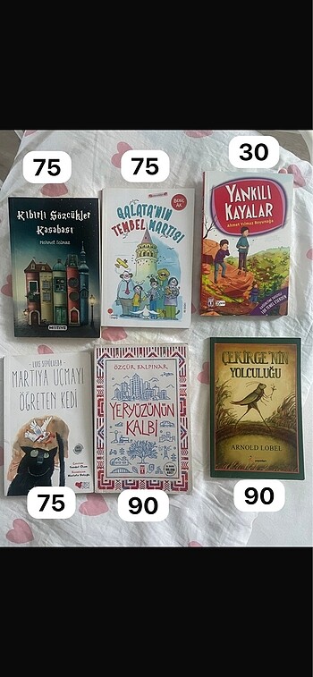 Kıtaplar adet fıyatıdır