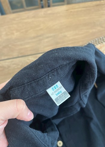 Erkek Çocuk Siyah Denim Gömlek - Görsel 2