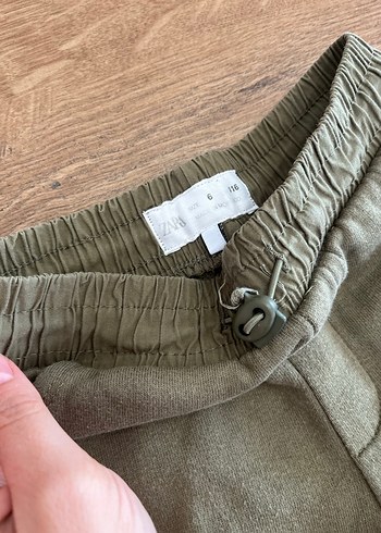 Erkek Çocuk Bol Kesim Haki Eşofman Altı - Görsel 2