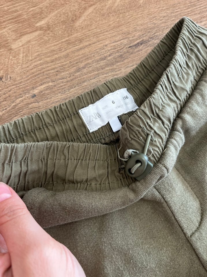 Erkek Çocuk Bol Kesim Haki Eşofman Altı - Görsel 2