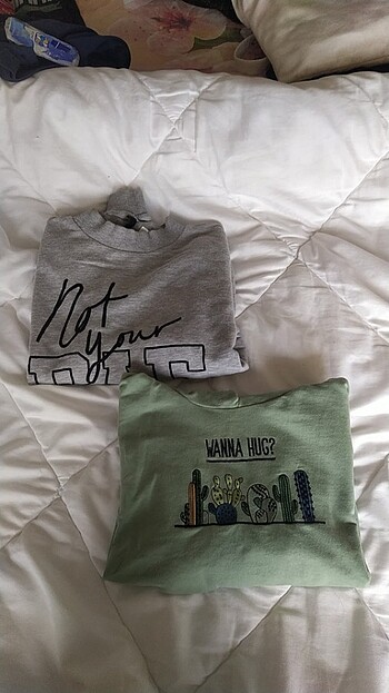 gri yeşil sweatshirt 