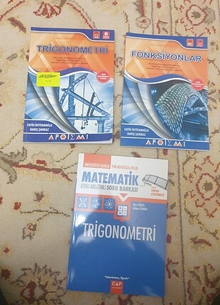 3 adet Matematik kitabi